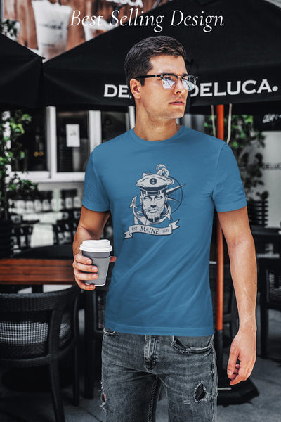 blue maine admiral t-shirt