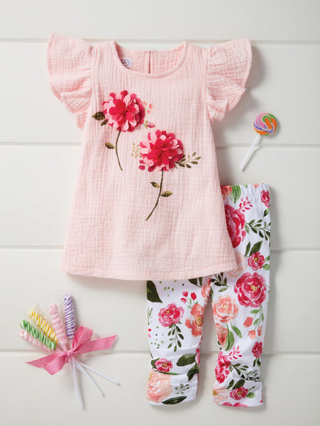 pink girls set styled