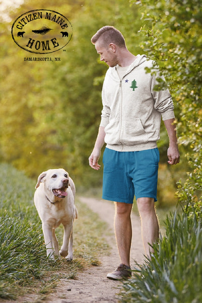 Maine state flag hoodie