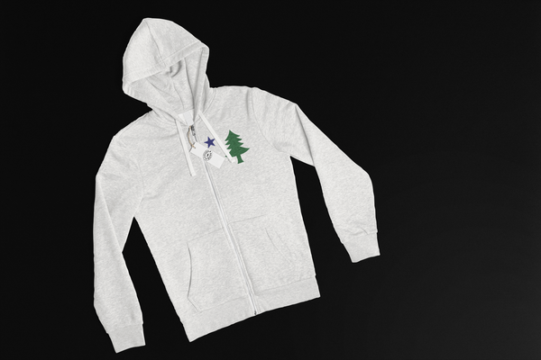 Maine state flag pride hoodie