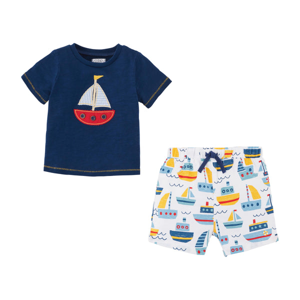 toddler sailboat short set